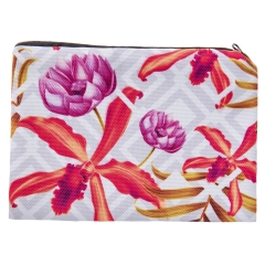 Square cosmetic case TROPICAL FLOWERS CUBE