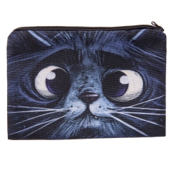 Square cosmetic case MEOW
