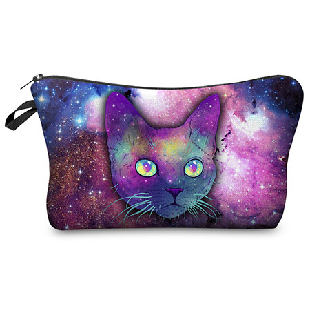 Cosmetic case GALAXY CAT IN SPACE
