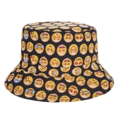 hat emoticon black