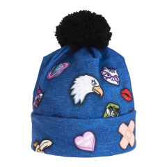 Beanie jeans patch