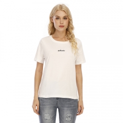 Ladies short sleeved T-shirt Zohra Logo